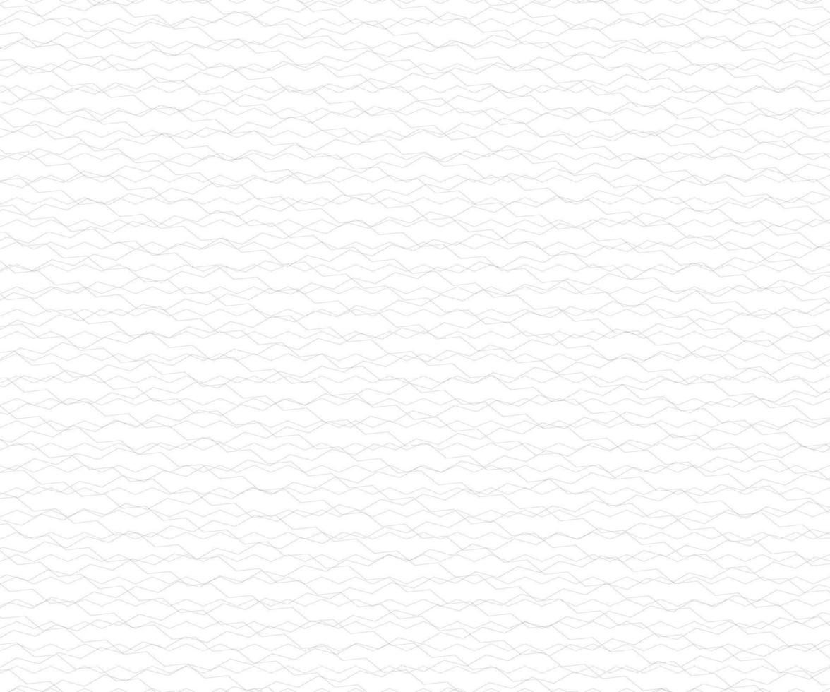 Wave, zigzag lines pattern. Black wavy line on white background. Texture vector - illustration