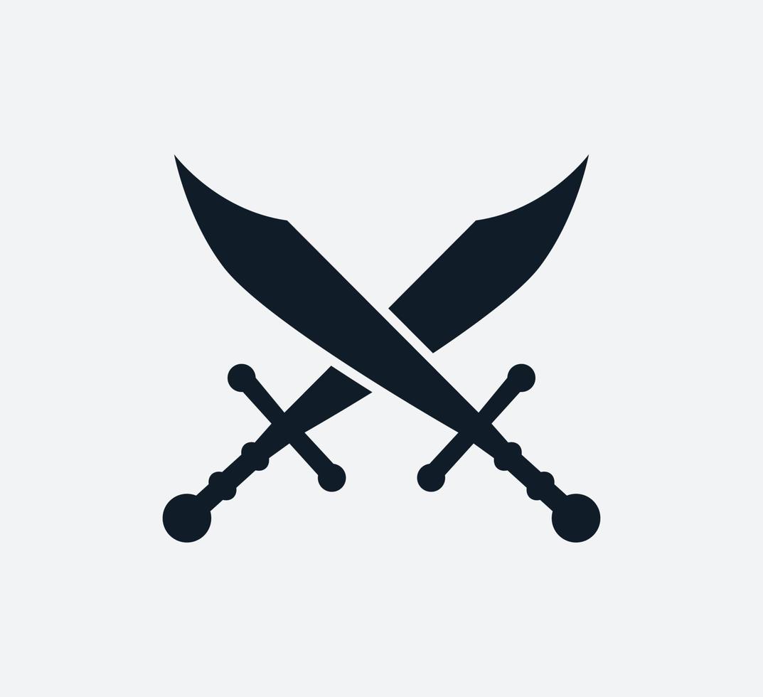 Sword icon vector logo design template