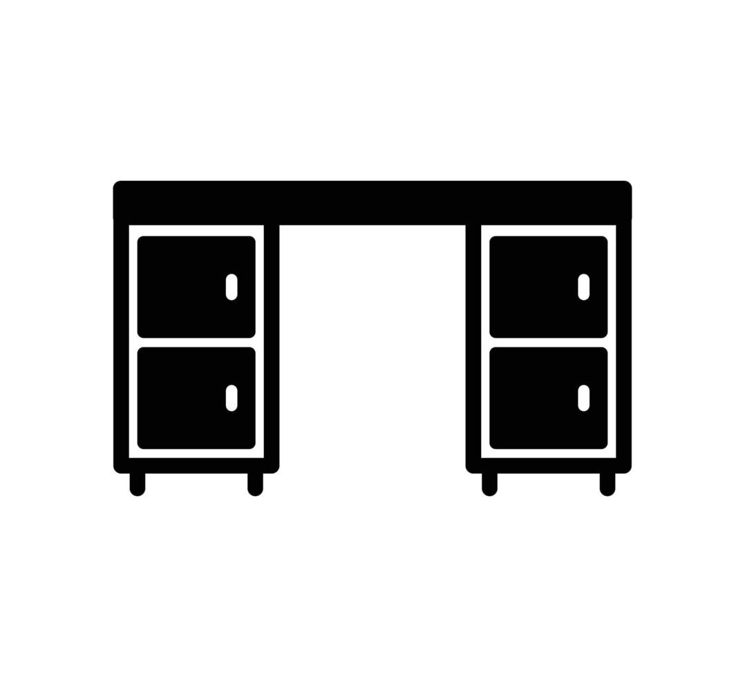 Cabinet icon vector logo design template