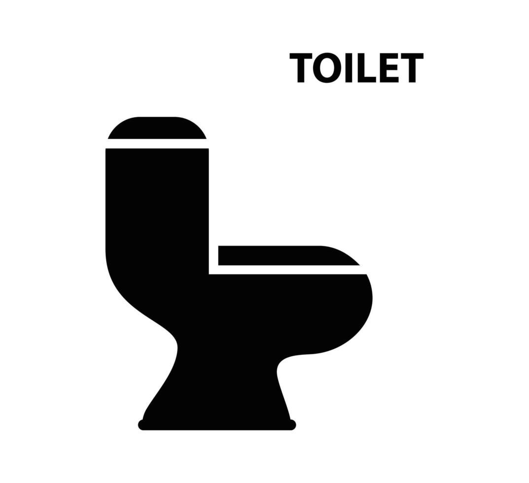 Toilet icon vector logo template