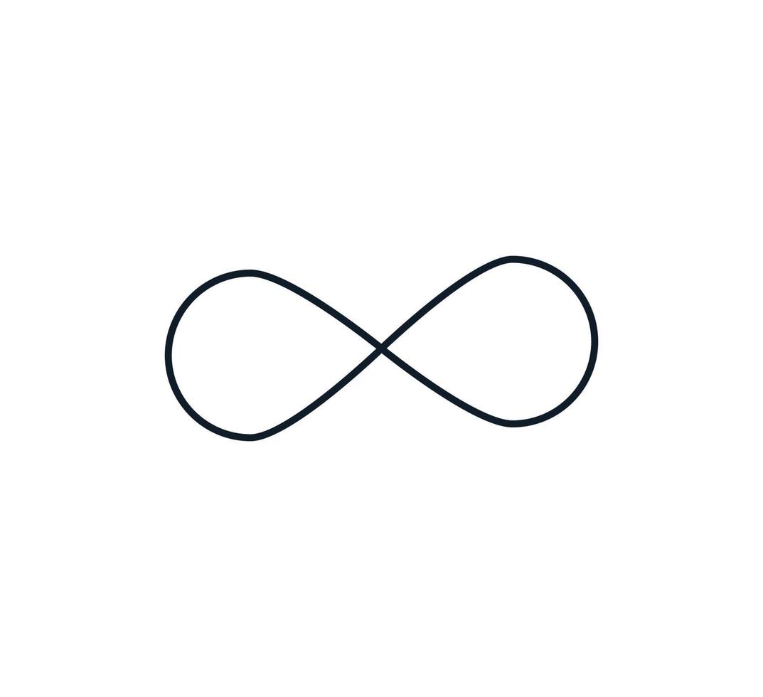 Infinity icon vector logo design template