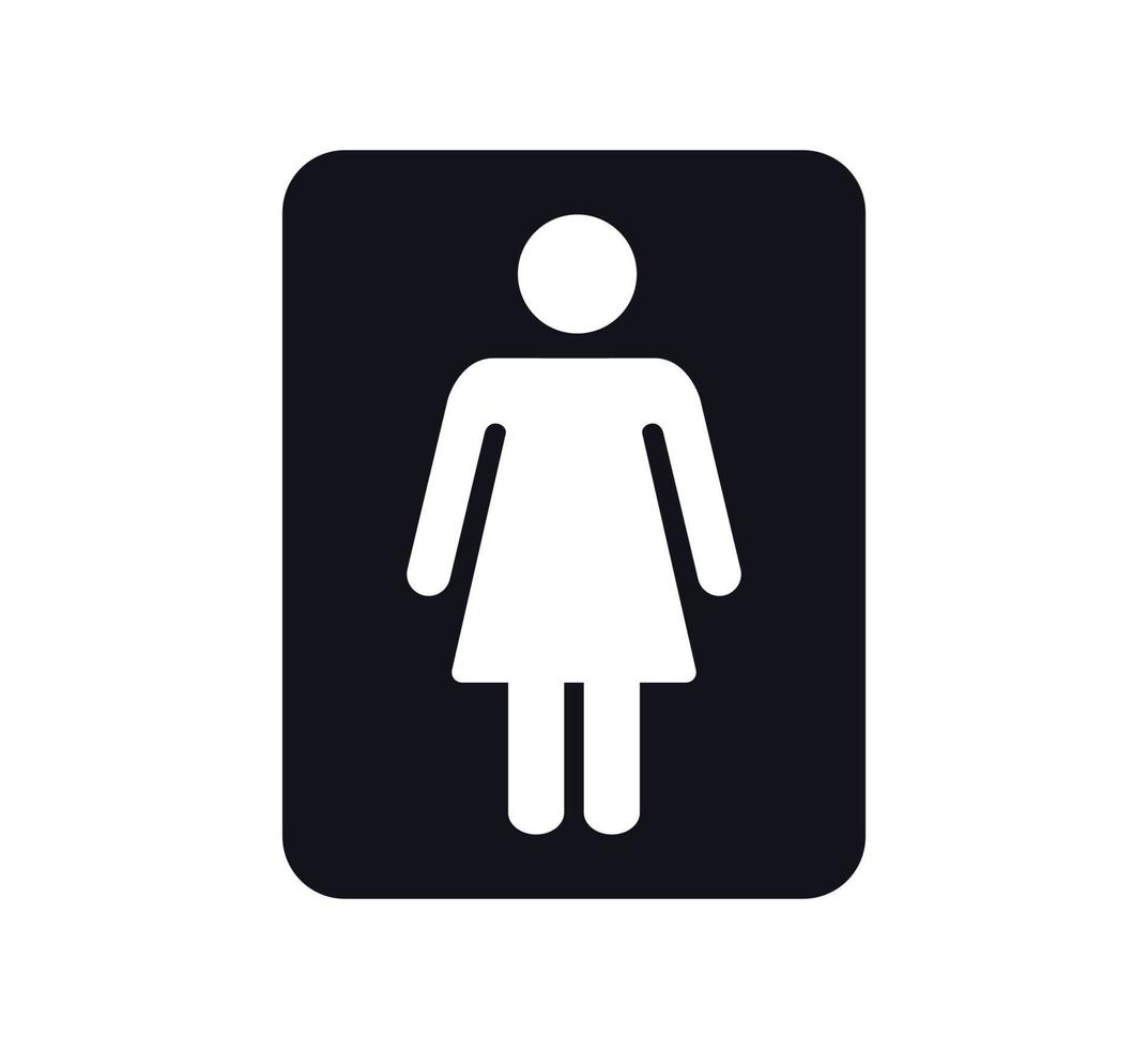 icono de personas, plantilla de logotipo de vector de signo de baño