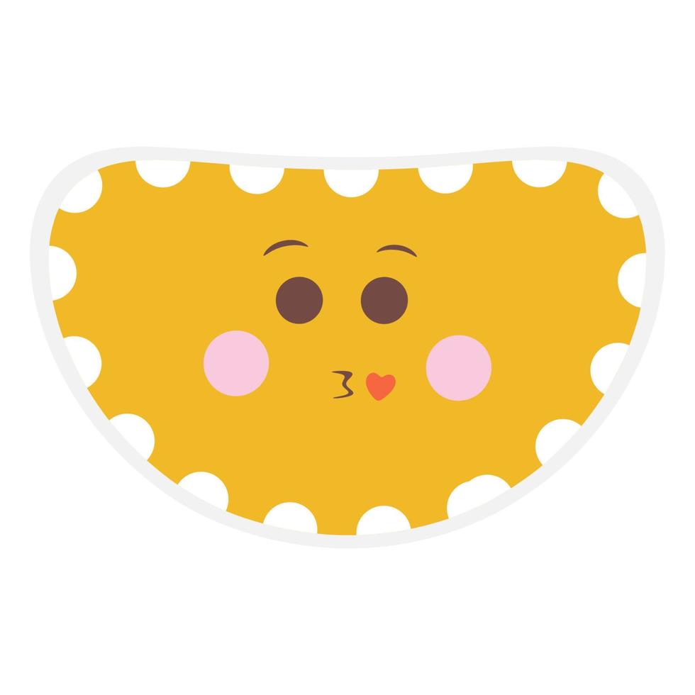Emoji face illustration vector