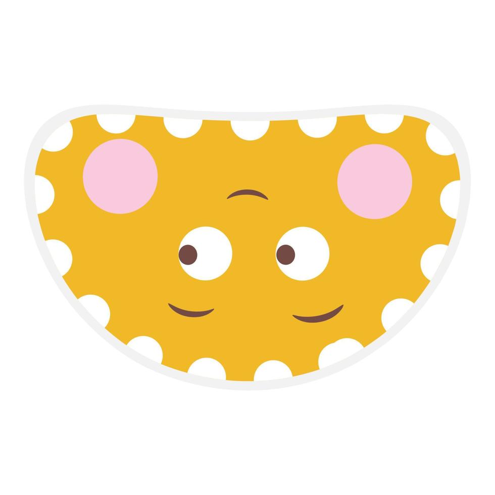 Cute smiley face vector