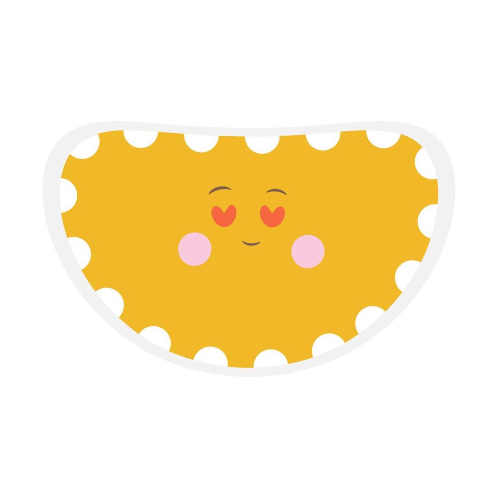 Emoji face illustration vector
