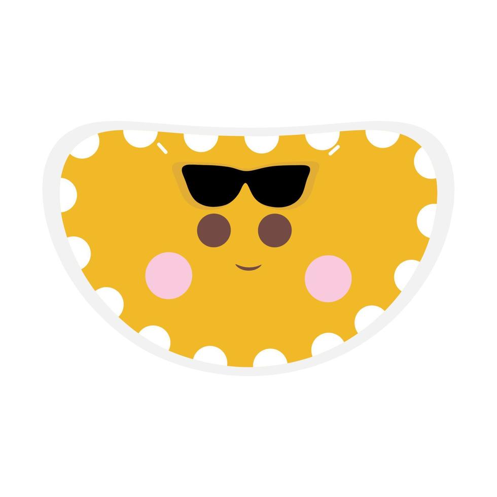 Emoji illustration face vector