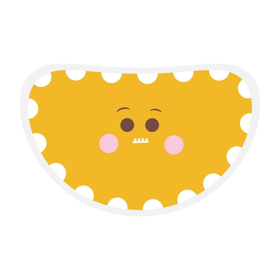 Flat emoji design vector