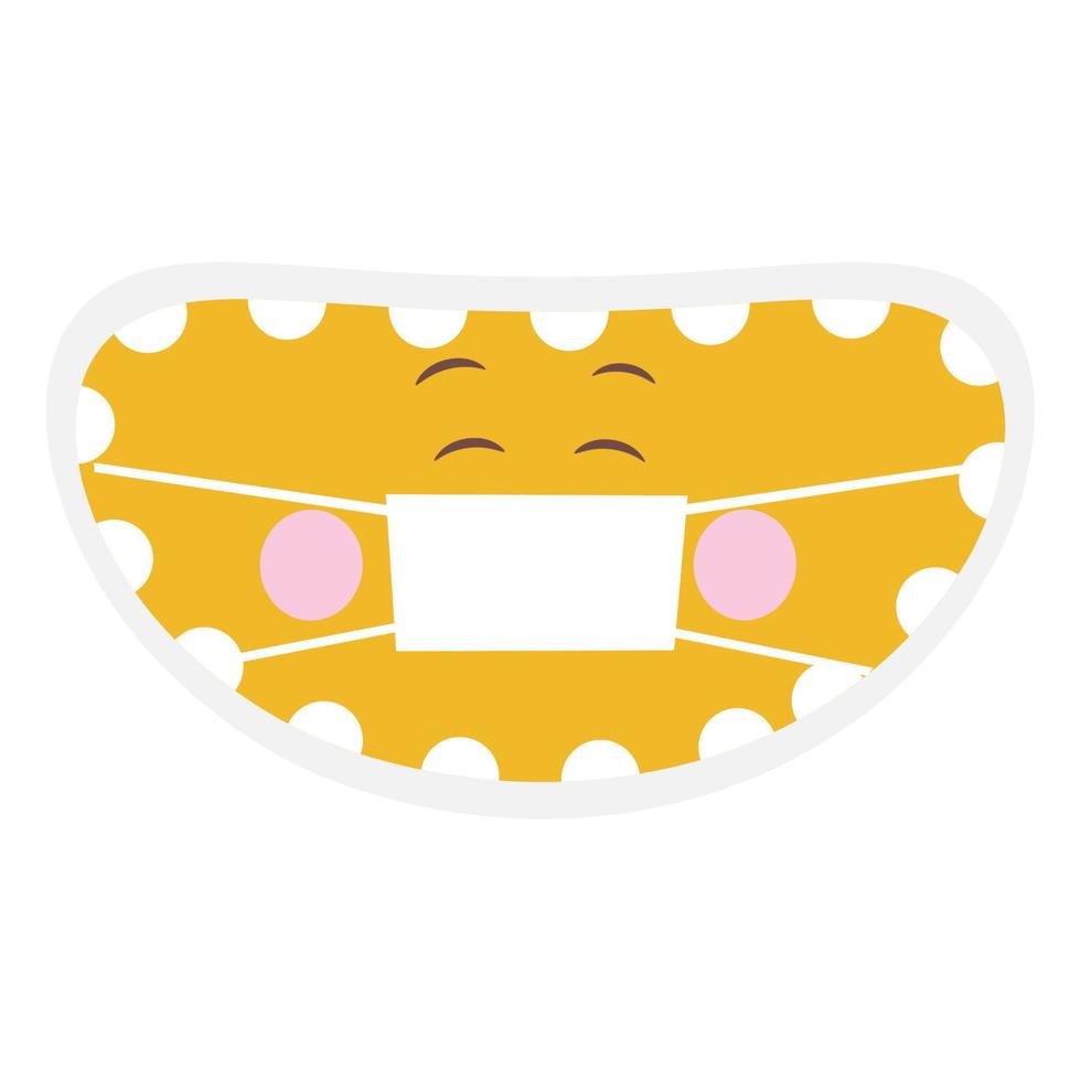 Emoji illustration face vector