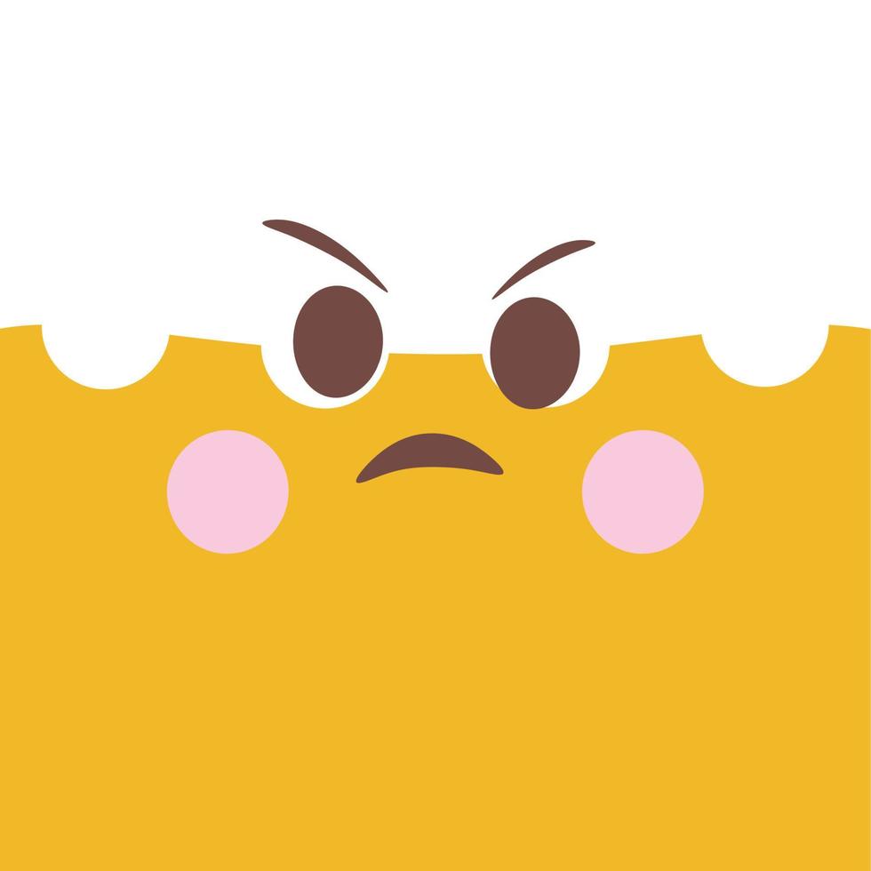 Emoji illustration vector kawaii expression