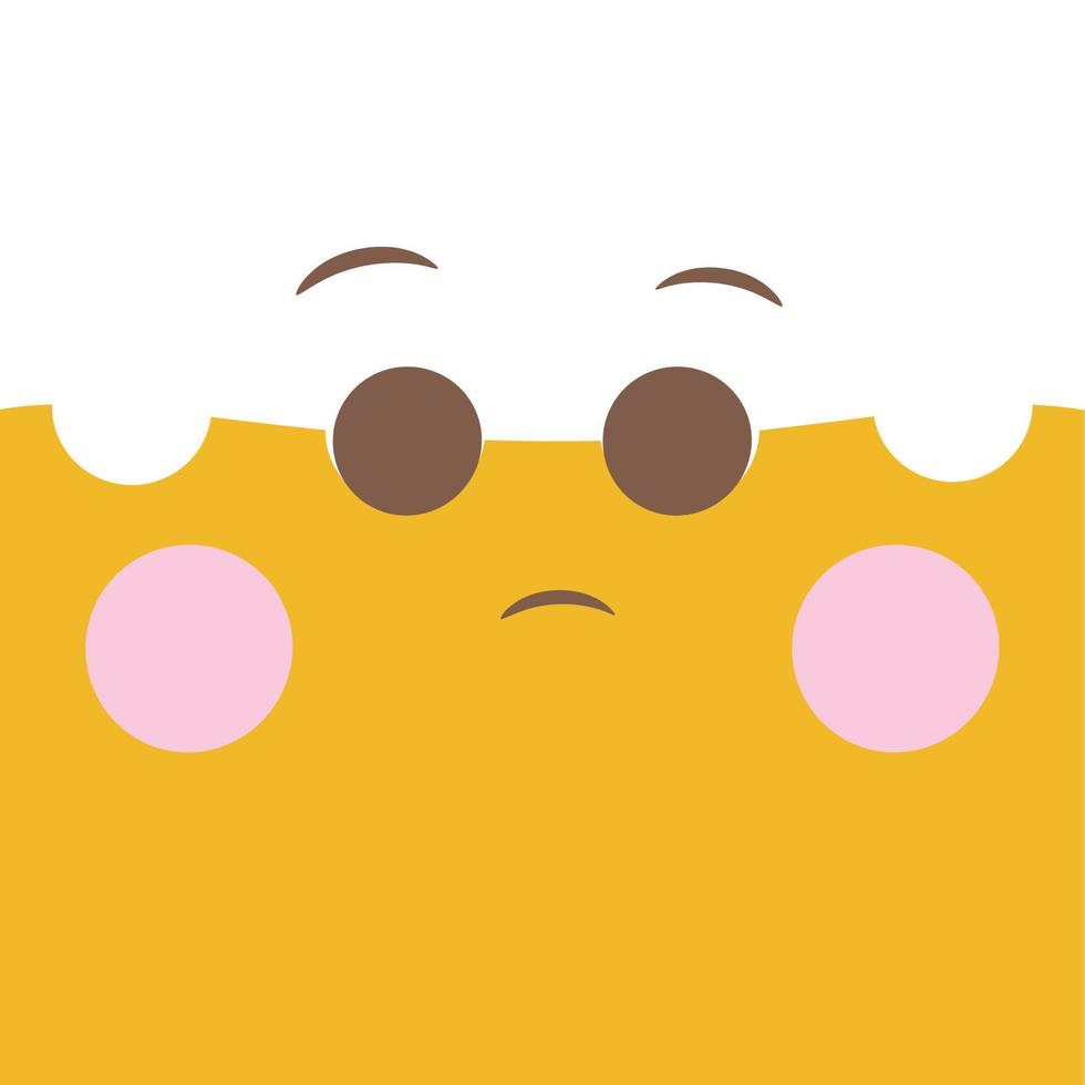 Emoji illustration vector kawaii expression