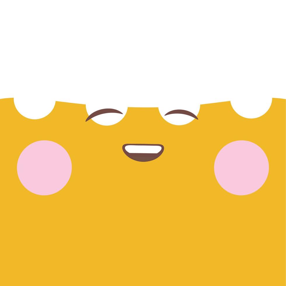 Emoji illustration vector kawaii expression