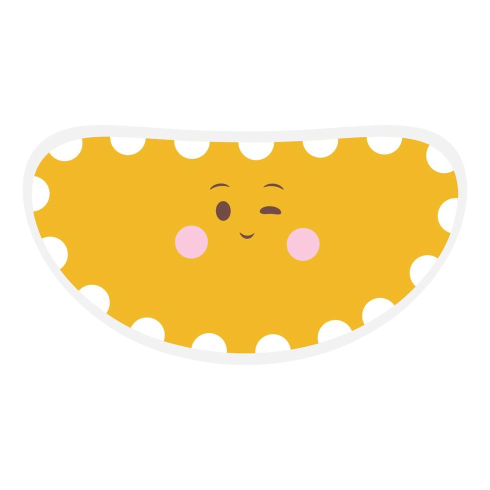 Emoji face illustration vector