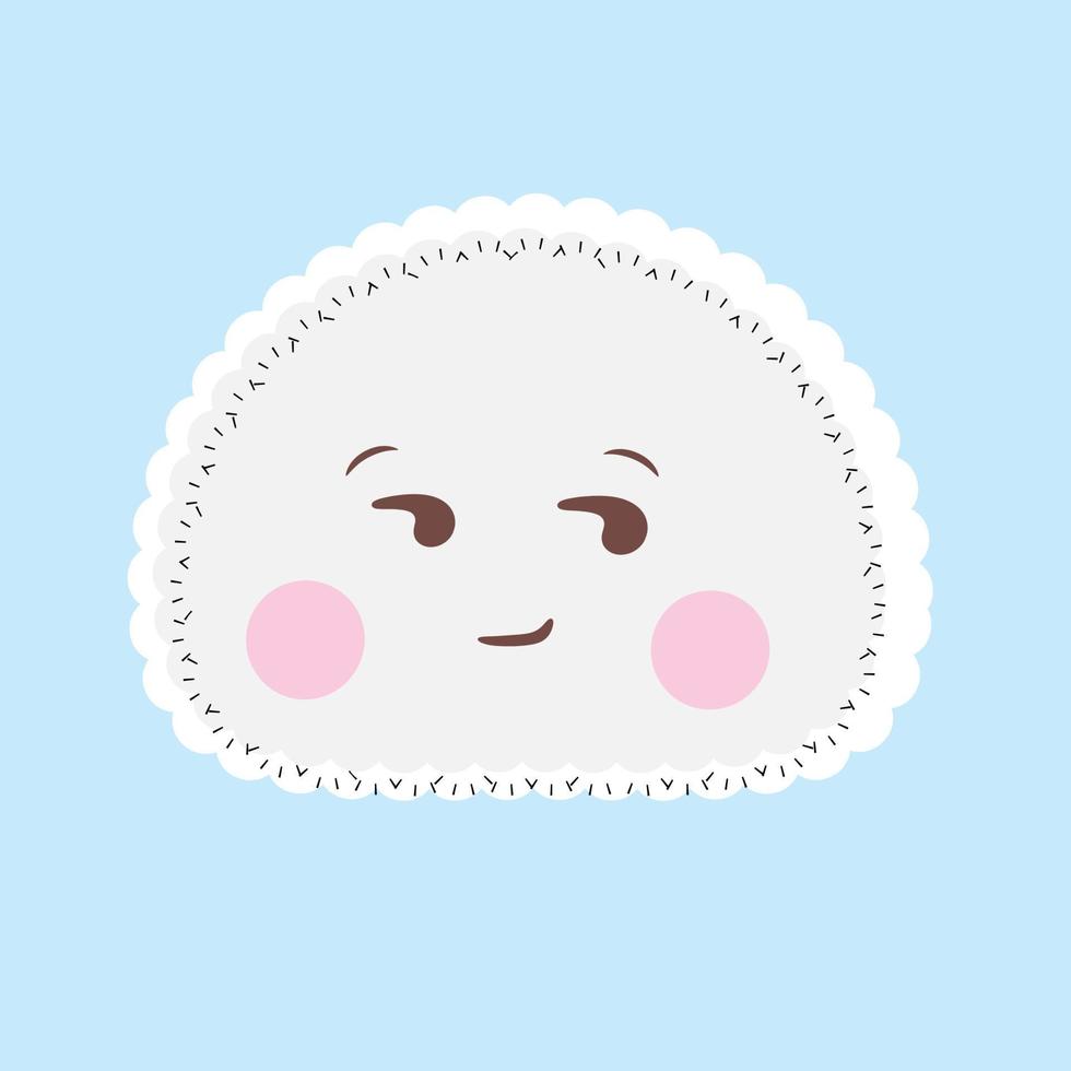 Cute emoji flat emoticon illustration hand drawn design vector