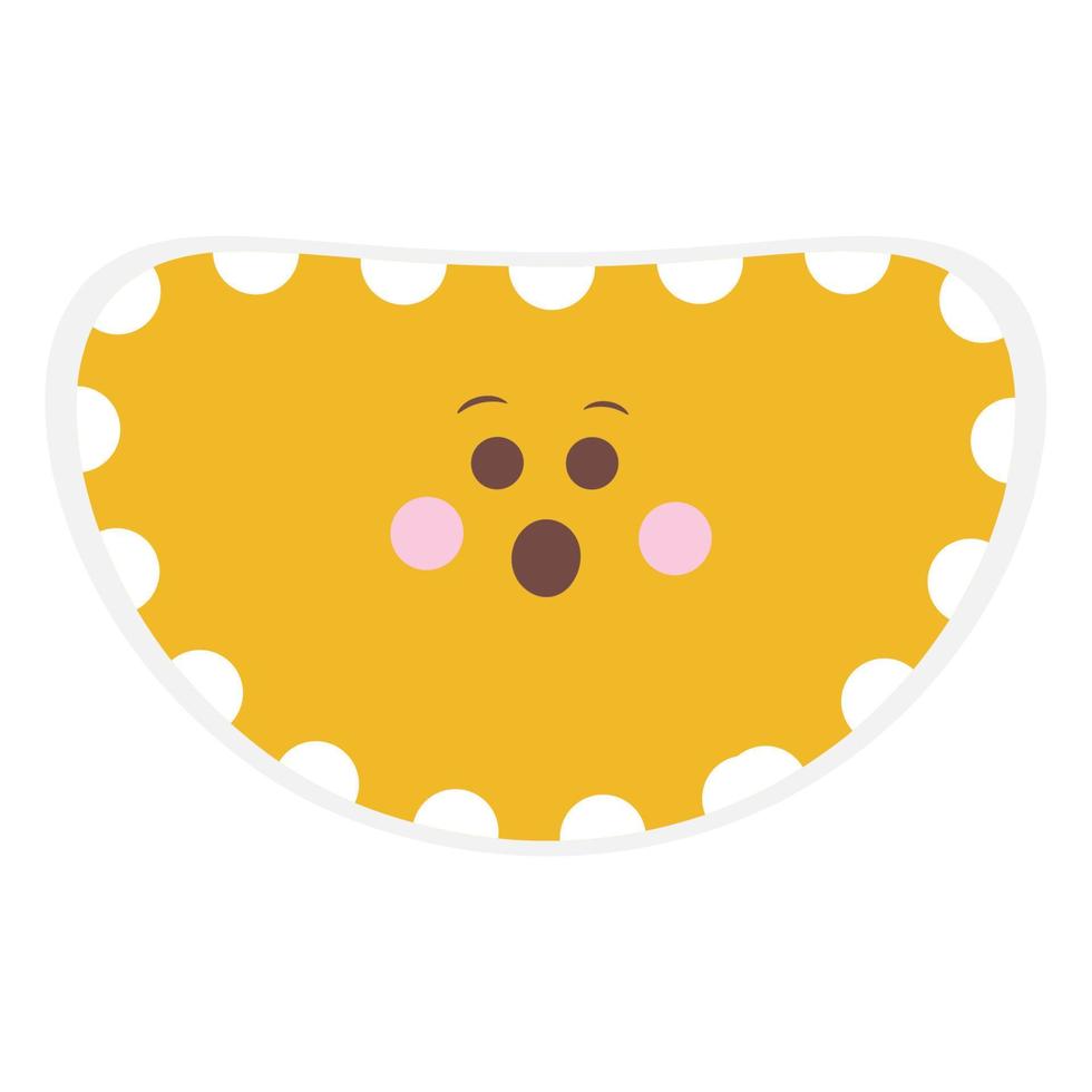 Emoticon hand drawn vector