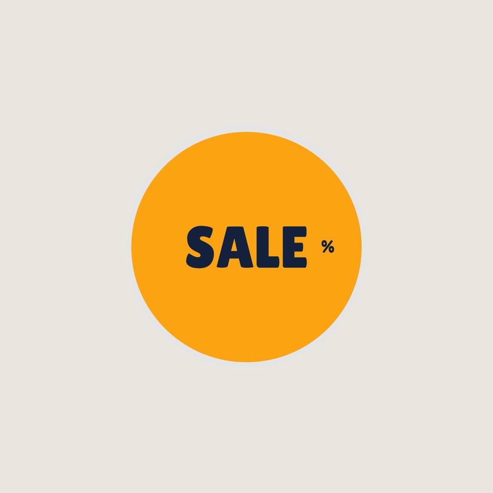 Sale discount price label vector