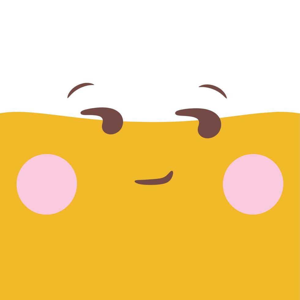 Cute emoji illustration vector emoticon