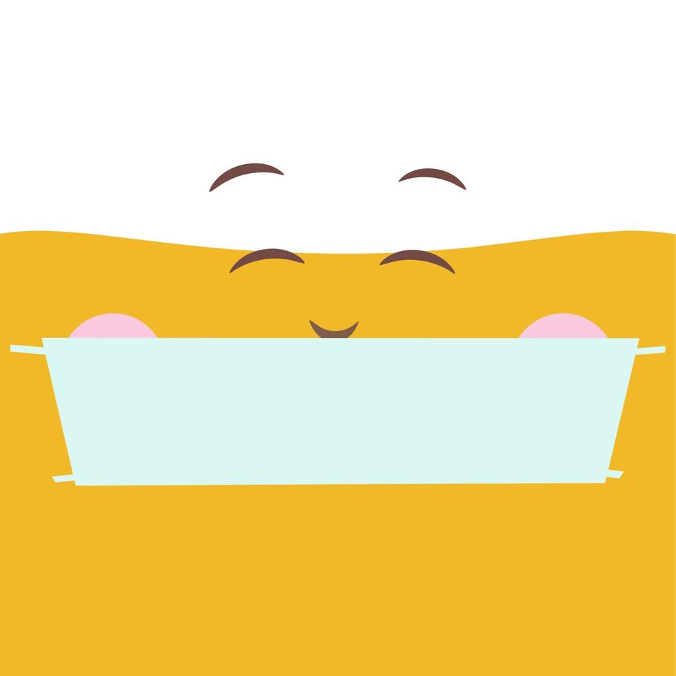 Cute emoji expression vector
