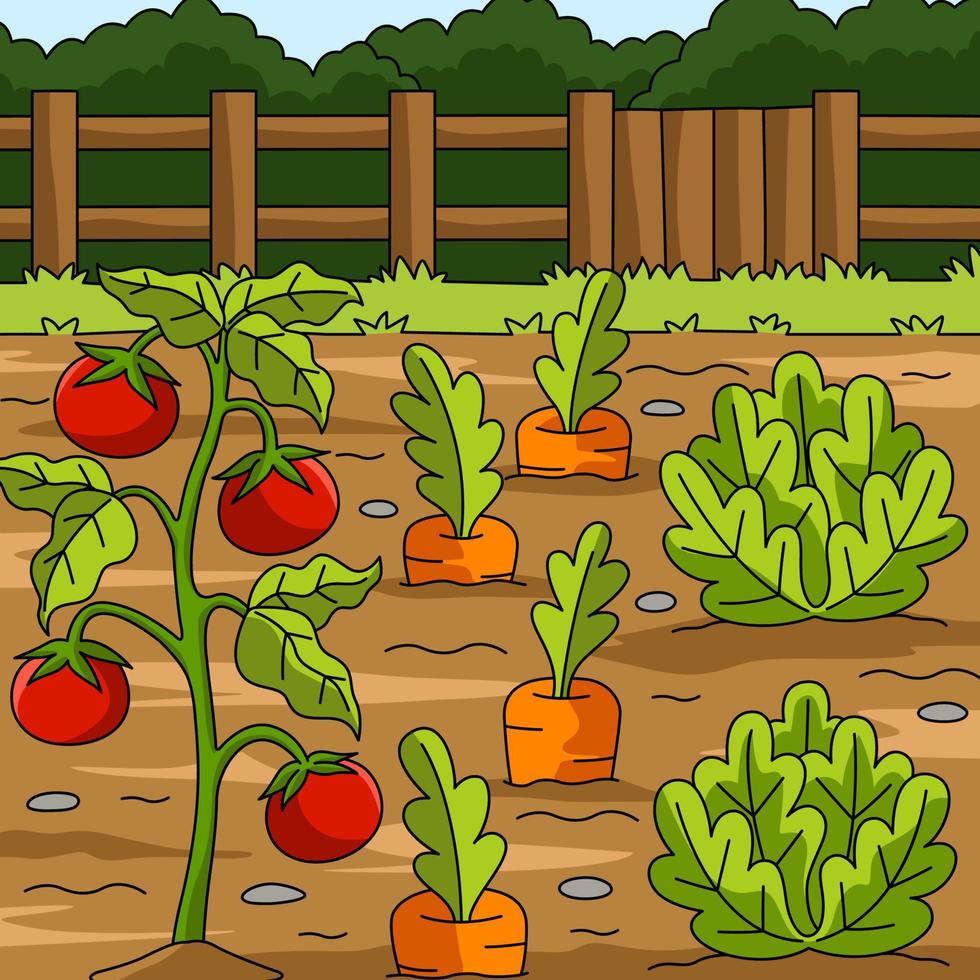 ilustración de dibujos animados de color de campo de verduras 7528065 Vector en Vecteezy ilustración de dibujos animados de color de campo de verduras 7528065 Vector en Vecteezy