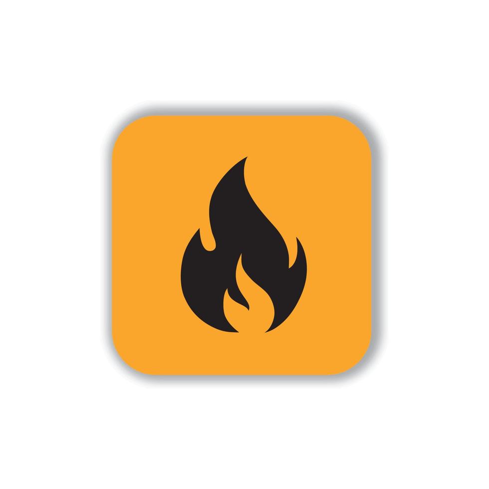 Fire Icon. Fire icon vector design illustration. Fire icon simple sign. Fire logo.