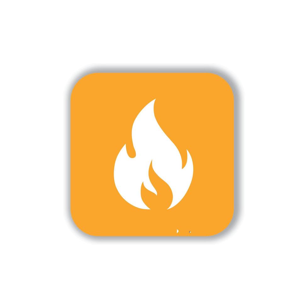 Fire Icon. Fire icon vector design illustration. Fire icon simple sign. Fire logo.
