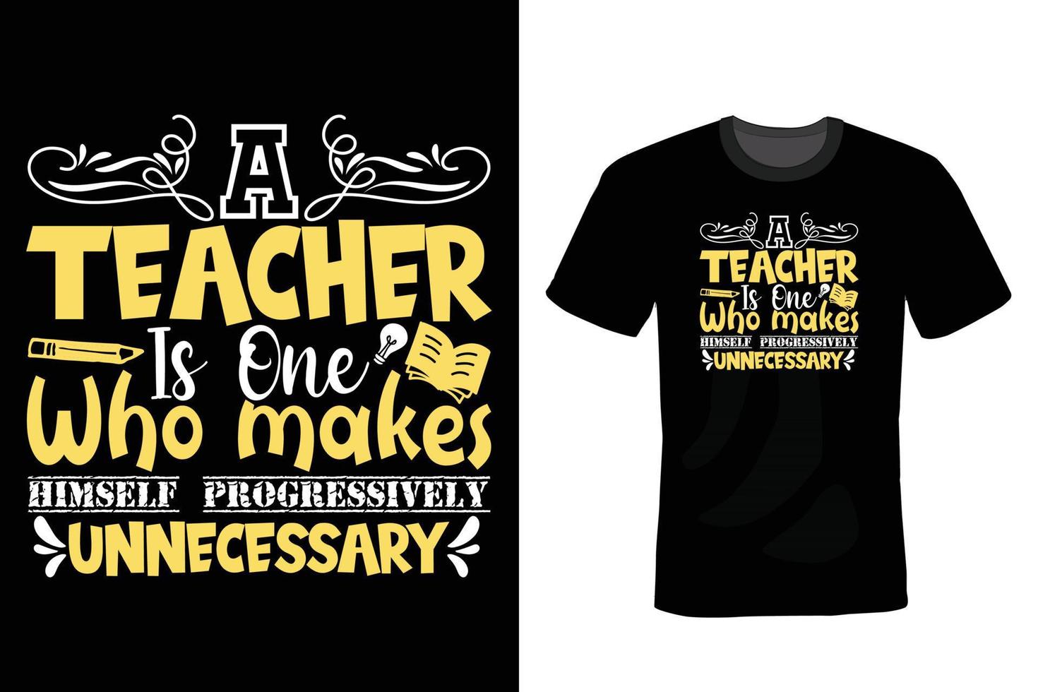 Teacher T shirt design, vintage, typography vector