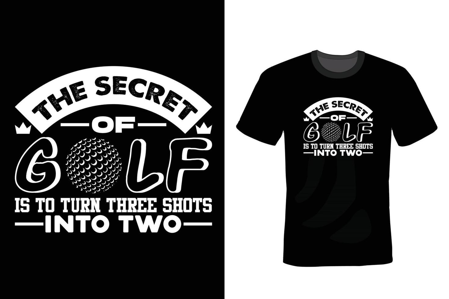Golf T shirt design, vintage, typography vector