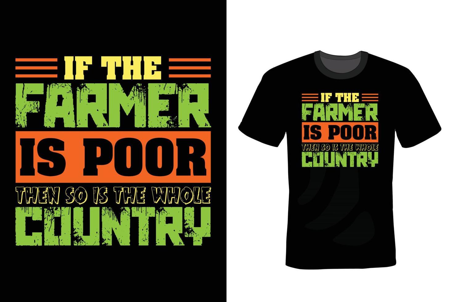 Farmer T shirt design, vintage, typography vector