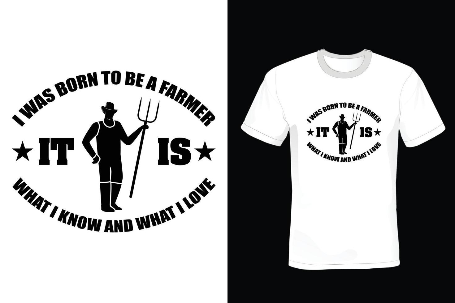 Farmer T shirt design, vintage, typography vector