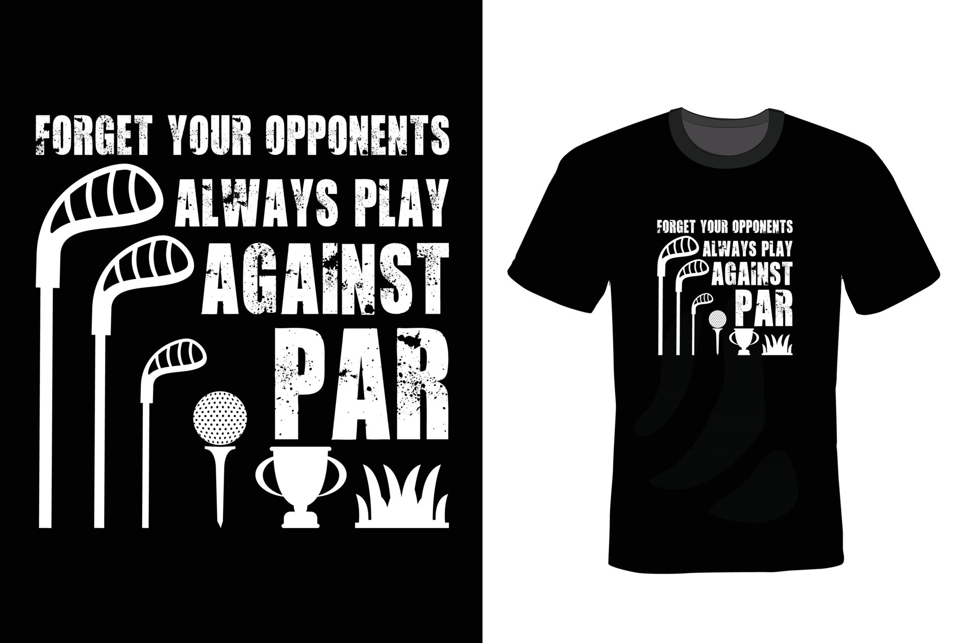 Golf T shirt design, vintage, typography 7528603 Vector Art at Vecteezy