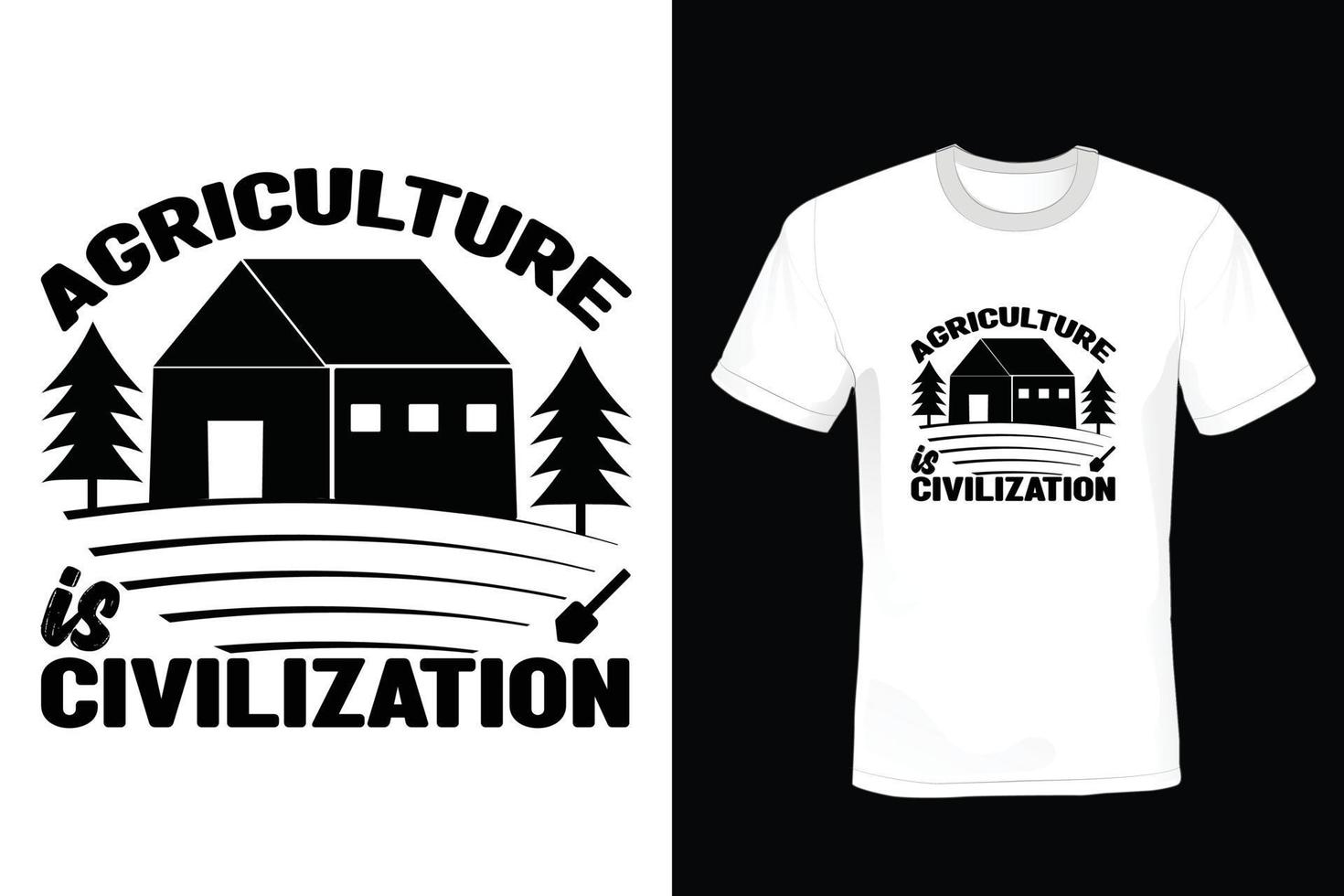 diseño de camiseta de granjero, vintage, tipografía vector