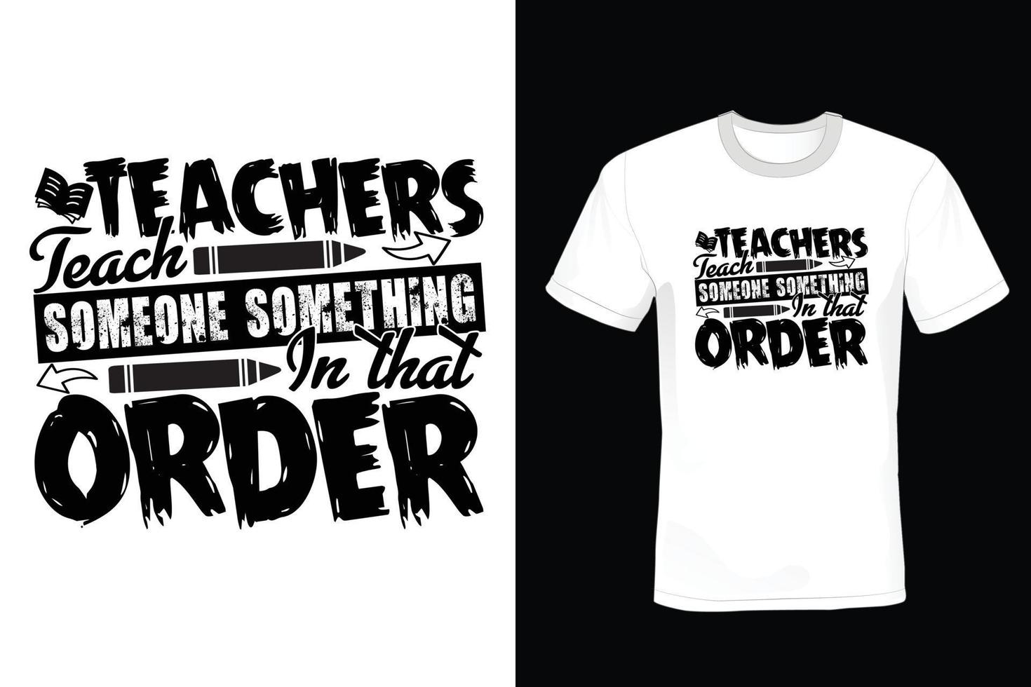 Teacher T shirt design, vintage, typography vector