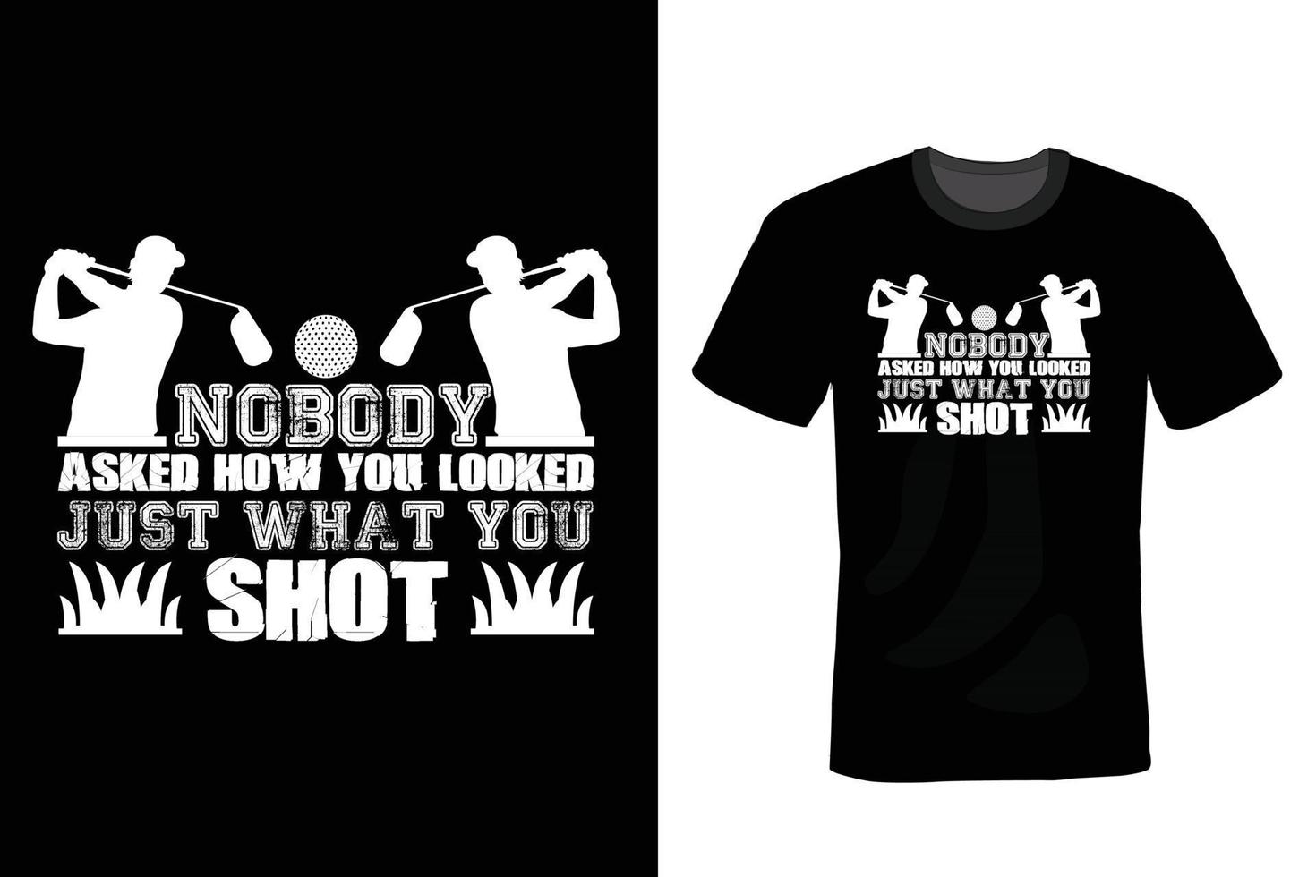 Golf T shirt design, vintage, typography vector