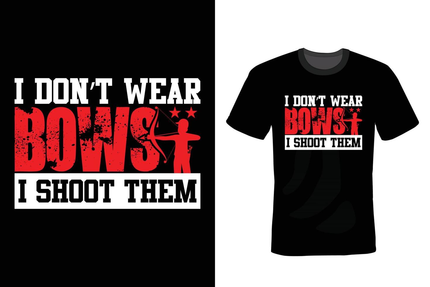Archery T shirt design, vintage, typography vector