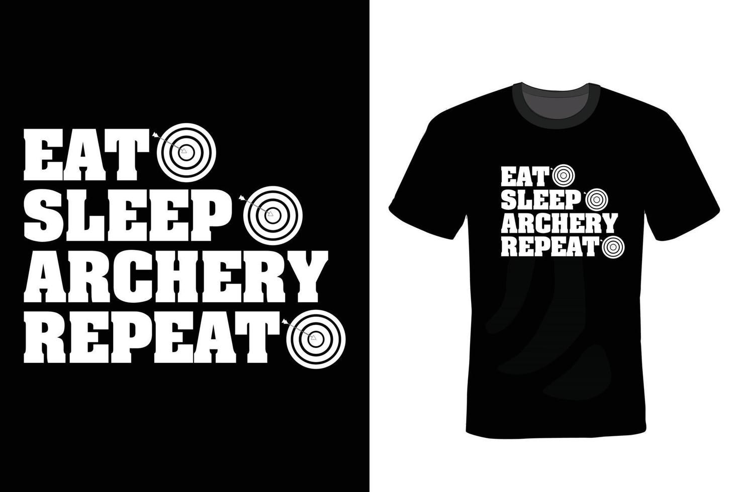 Archery T shirt design, vintage, typography vector