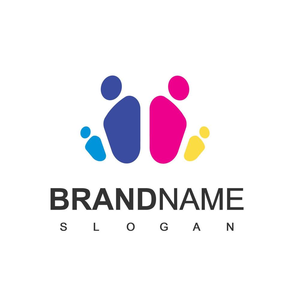 Family Logo Design Vector
