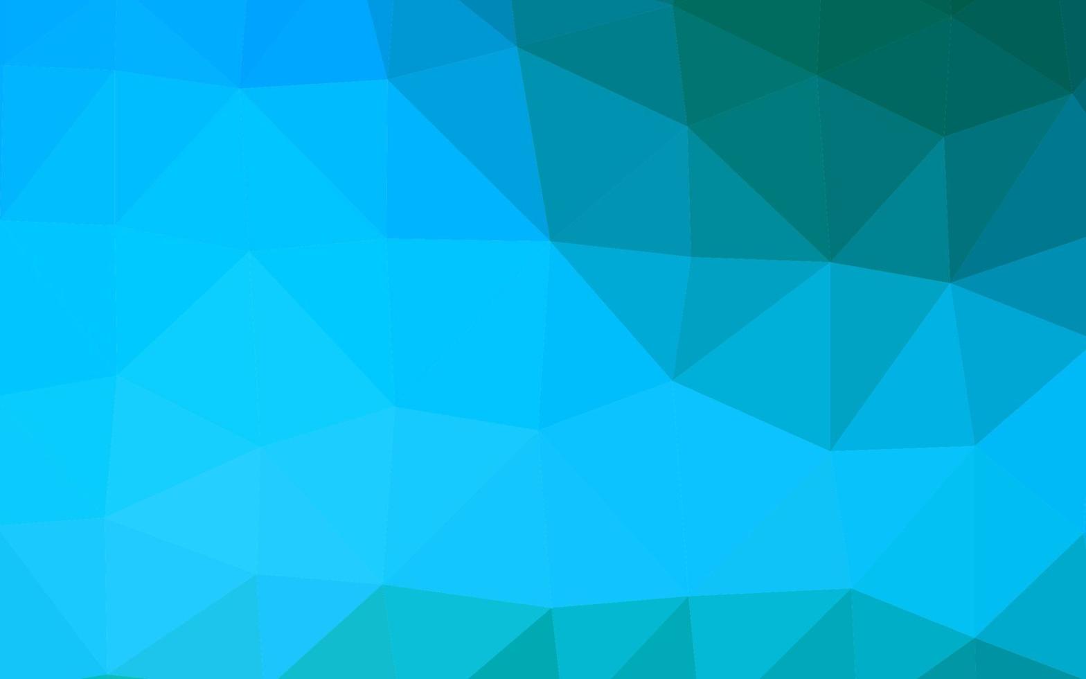 Light Blue, Green vector abstract polygonal layout.