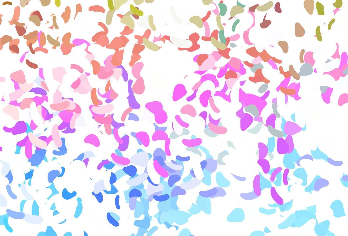 Light Multicolor, Rainbow vector background with abstract forms.