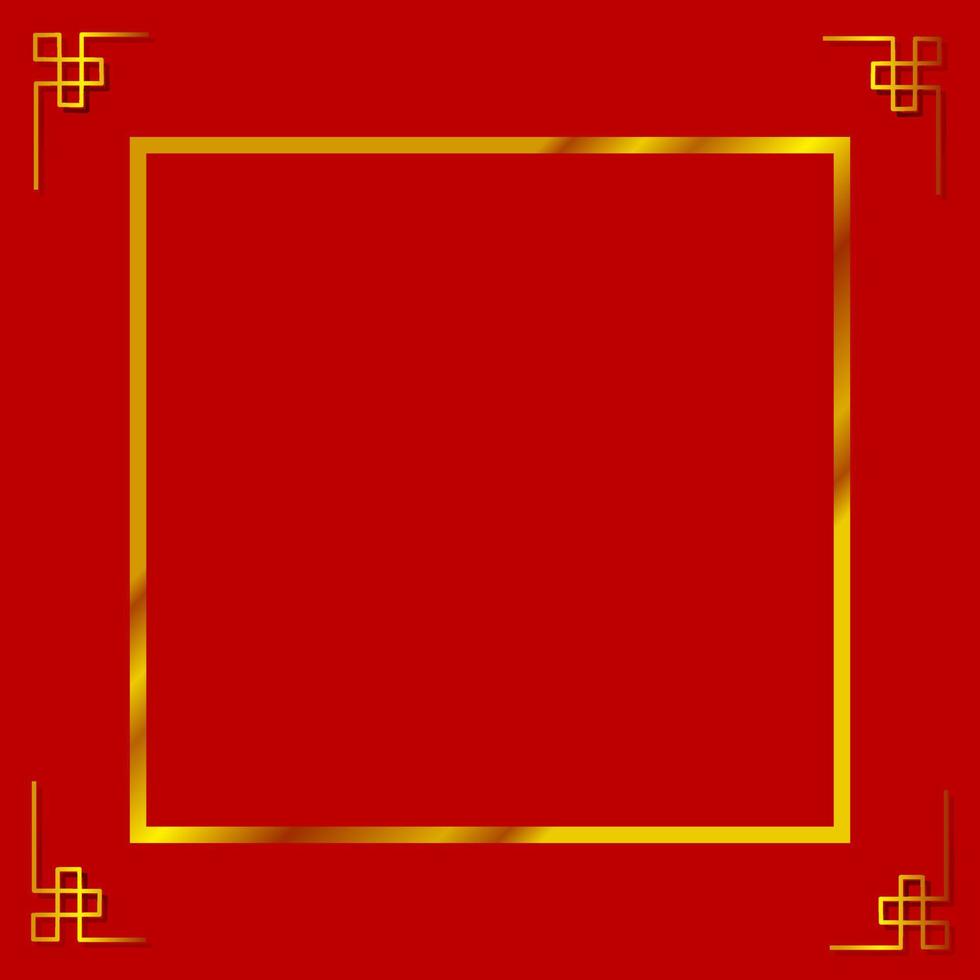 The Chinese New Year Red Background. vector