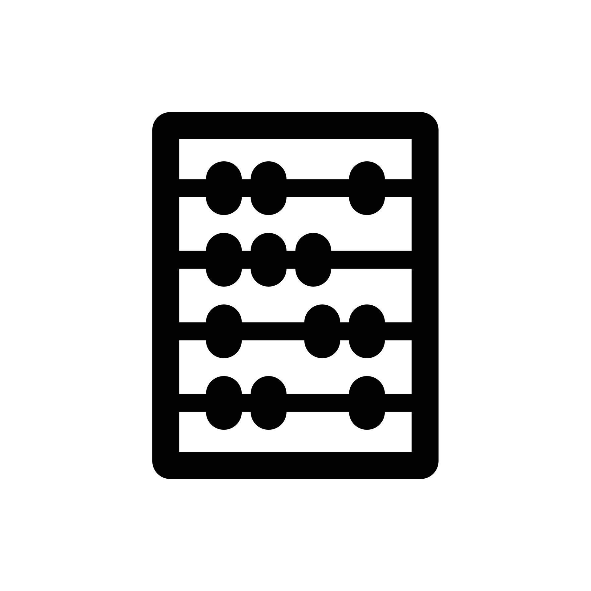 illustration of manual calculator, math icon. 7530416 Vector Art at