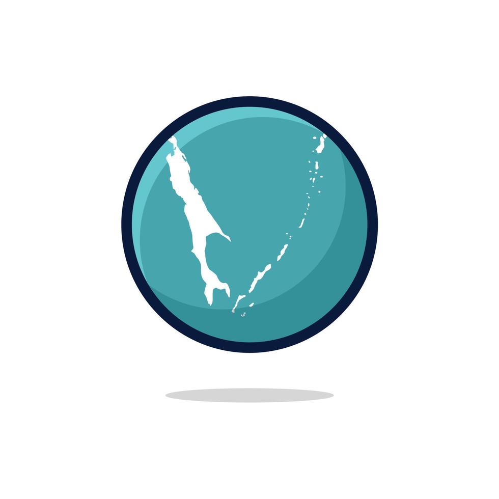 Sakhalin Oblast Flag Icon vector