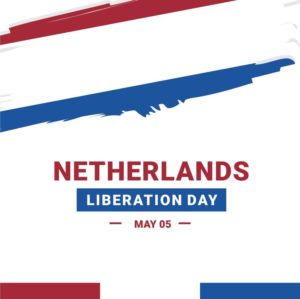 Netherlands Liberation Day vector