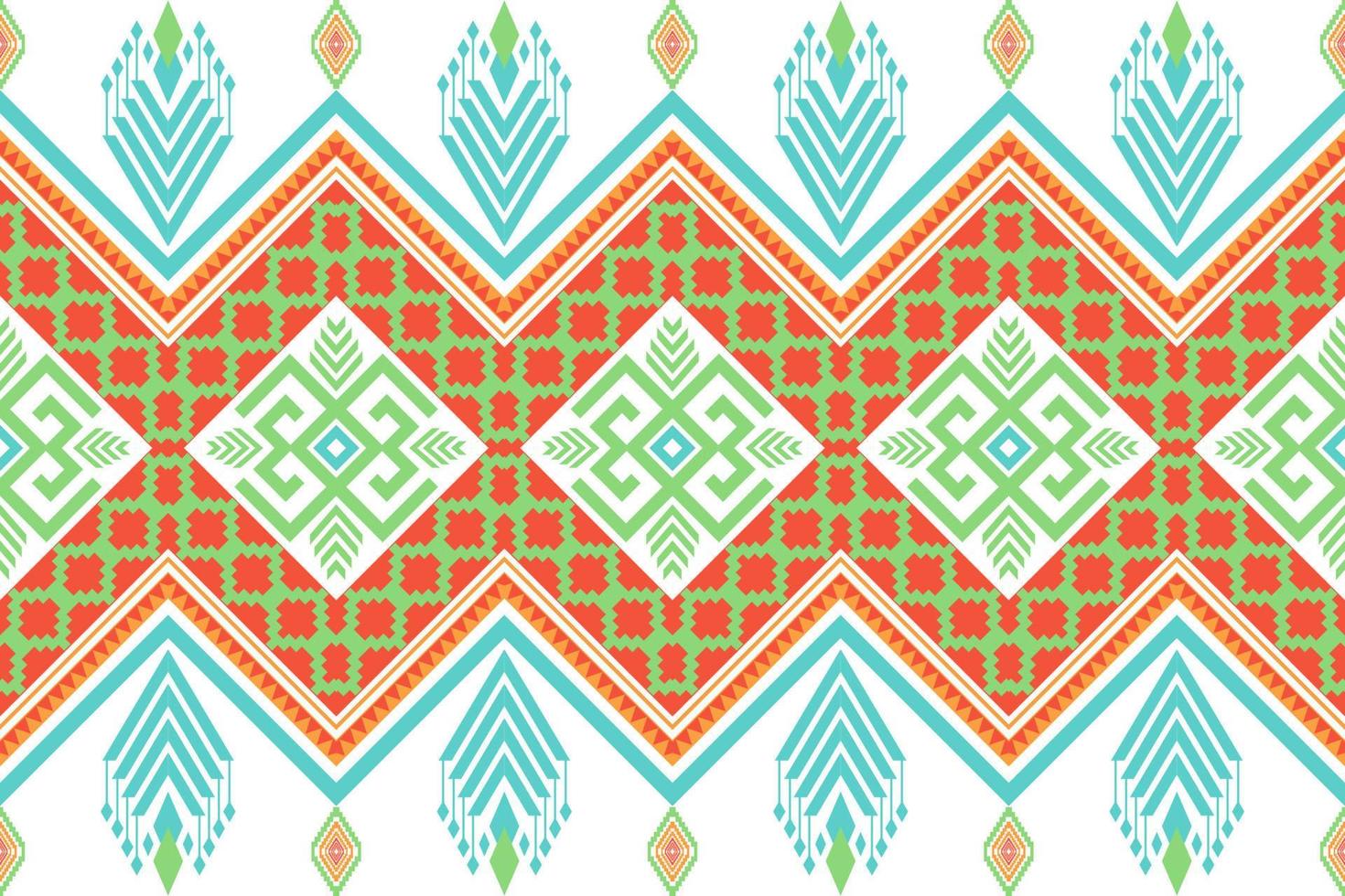 Geometric ethnic oriental traditional pattern.Figure tribal embroidery style.Design for background,wallpaper,clothing,wrapping,fabric,vector illustration vector
