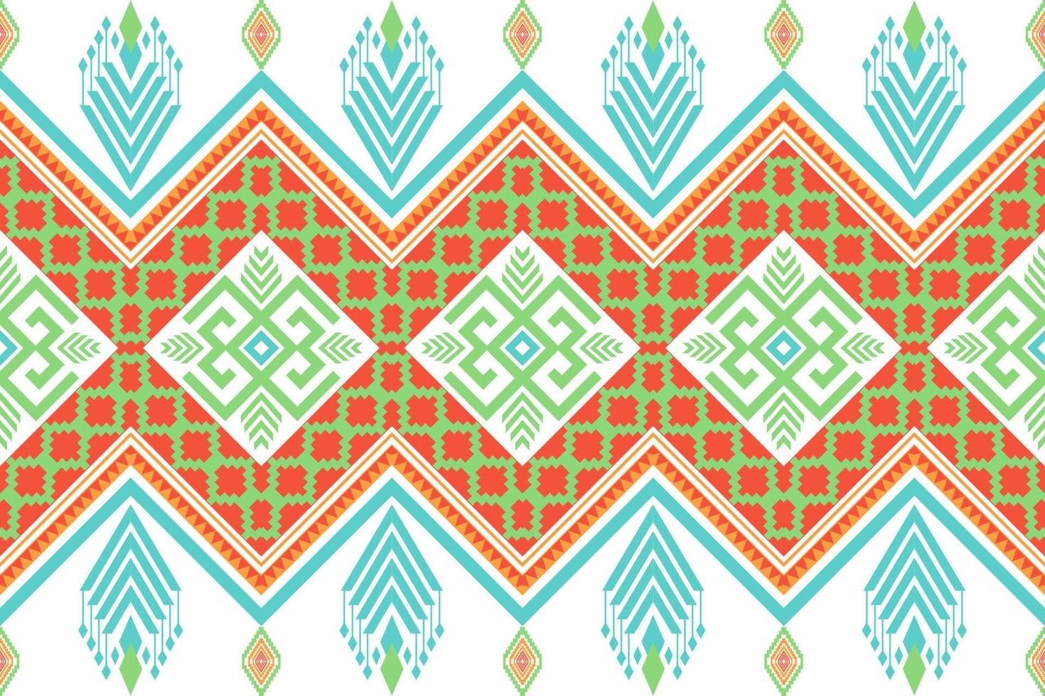 Geometric ethnic oriental traditional pattern.Figure tribal embroidery style.Design for background,wallpaper,clothing,wrapping,fabric,vector illustration vector