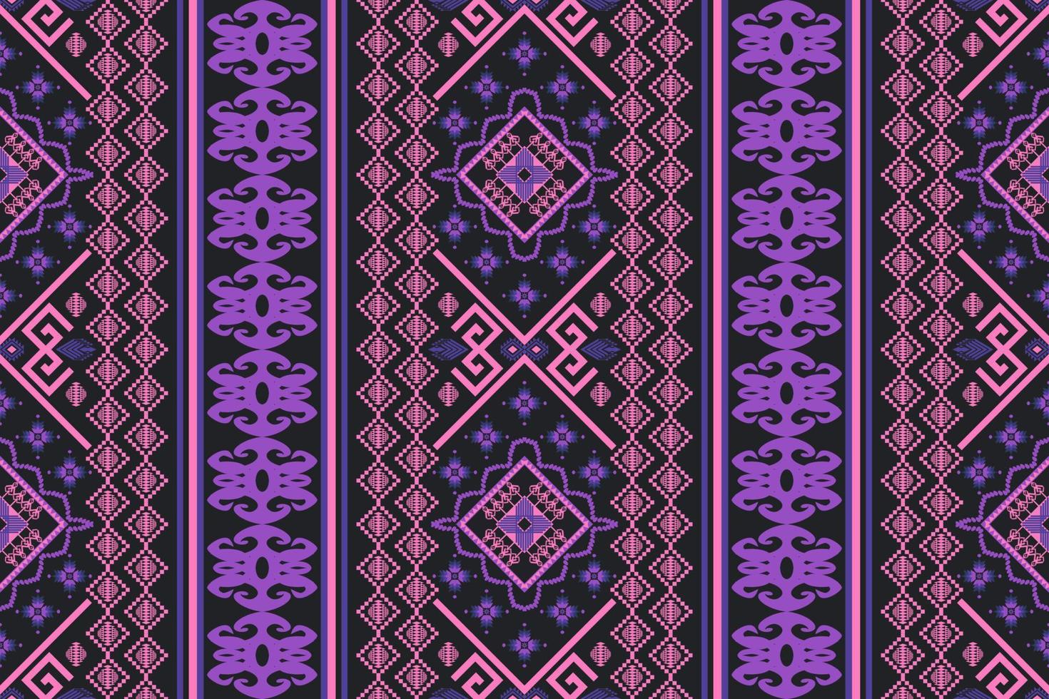 Geometric ethnic oriental traditional pattern.Figure tribal embroidery style.Design for background,wallpaper,clothing,wrapping,fabric,vector illustration vector