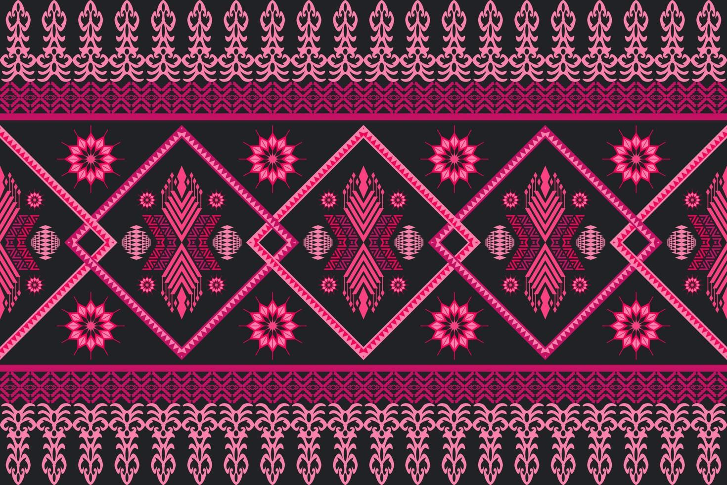 Geometric ethnic oriental traditional pattern.Figure tribal embroidery style.Design for background,wallpaper,clothing,wrapping,fabric,vector illustration vector