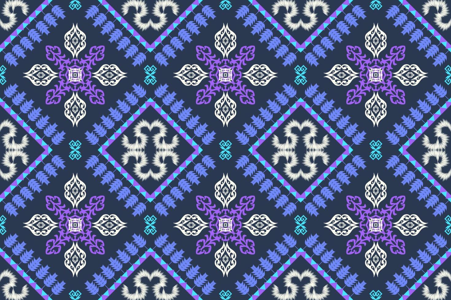 Geometric ethnic oriental traditional pattern.Figure tribal embroidery style.Design for background,wallpaper,clothing,wrapping,fabric,vector illustration vector