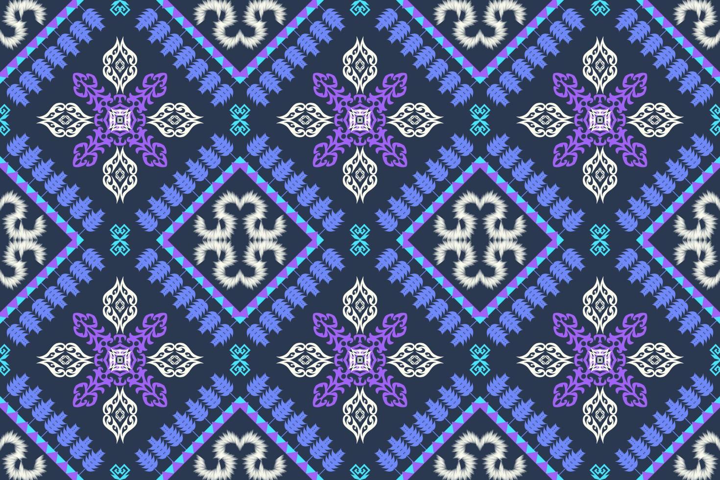 Geometric ethnic oriental traditional pattern.Figure tribal embroidery style.Design for background,wallpaper,clothing,wrapping,fabric,vector illustration vector