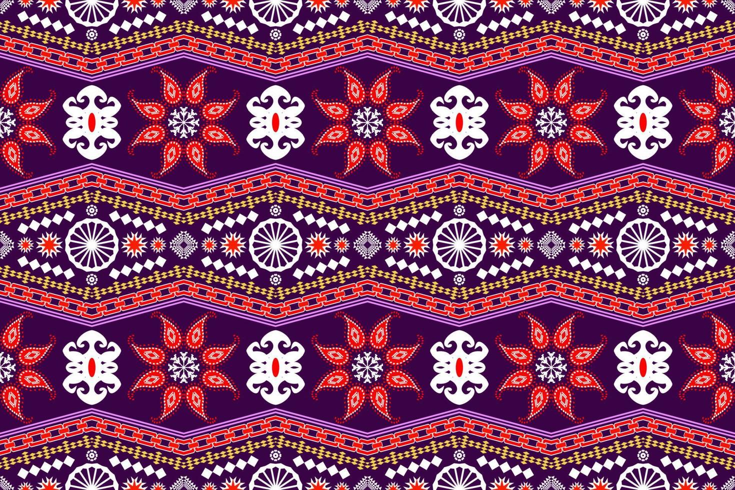 Geometric ethnic oriental traditional pattern.Figure tribal embroidery style.Design for background,wallpaper,clothing,wrapping,fabric,vector illustration vector