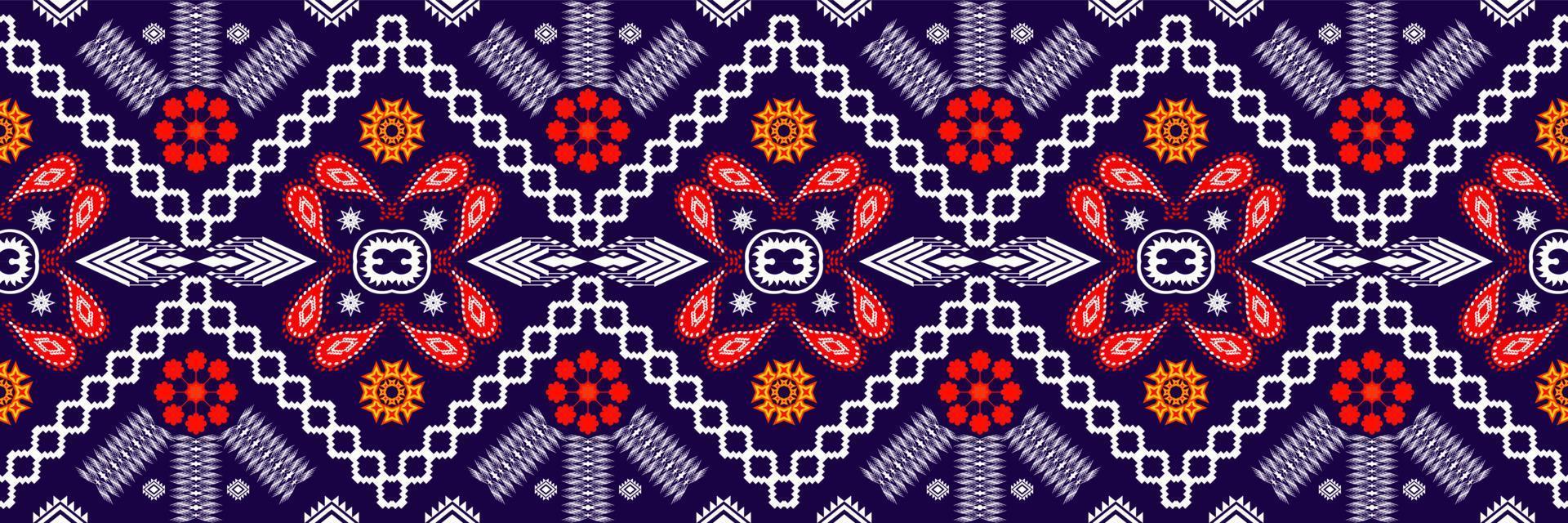 Geometric ethnic oriental traditional pattern.Figure tribal embroidery style.Design for background,wallpaper,clothing,wrapping,fabric,vector illustration vector