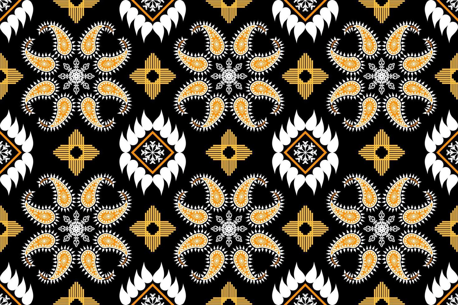Geometric ethnic oriental traditional pattern.Figure tribal embroidery style.Design for background,wallpaper,clothing,wrapping,fabric,vector illustration vector